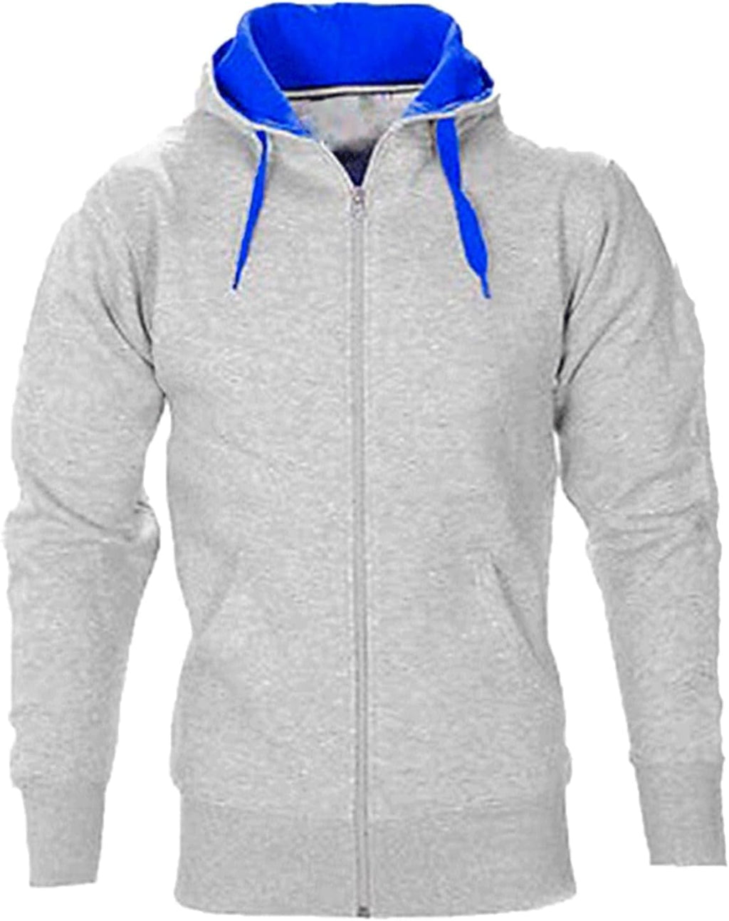 Generisk huvtröja för män, blousonjacka med dragkedja, dragsko, sweatjacka, överdimensionerad lös övergångsjacka, hip hop, trend, bomberjacka, enfärgad, ledig sportjacka för arbete och utomhus