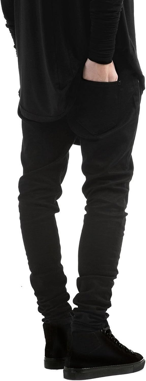 Herr Slim Fit-jeans herr stretch rippade slim fit skinny jeans mode raka ben komfortbyxor