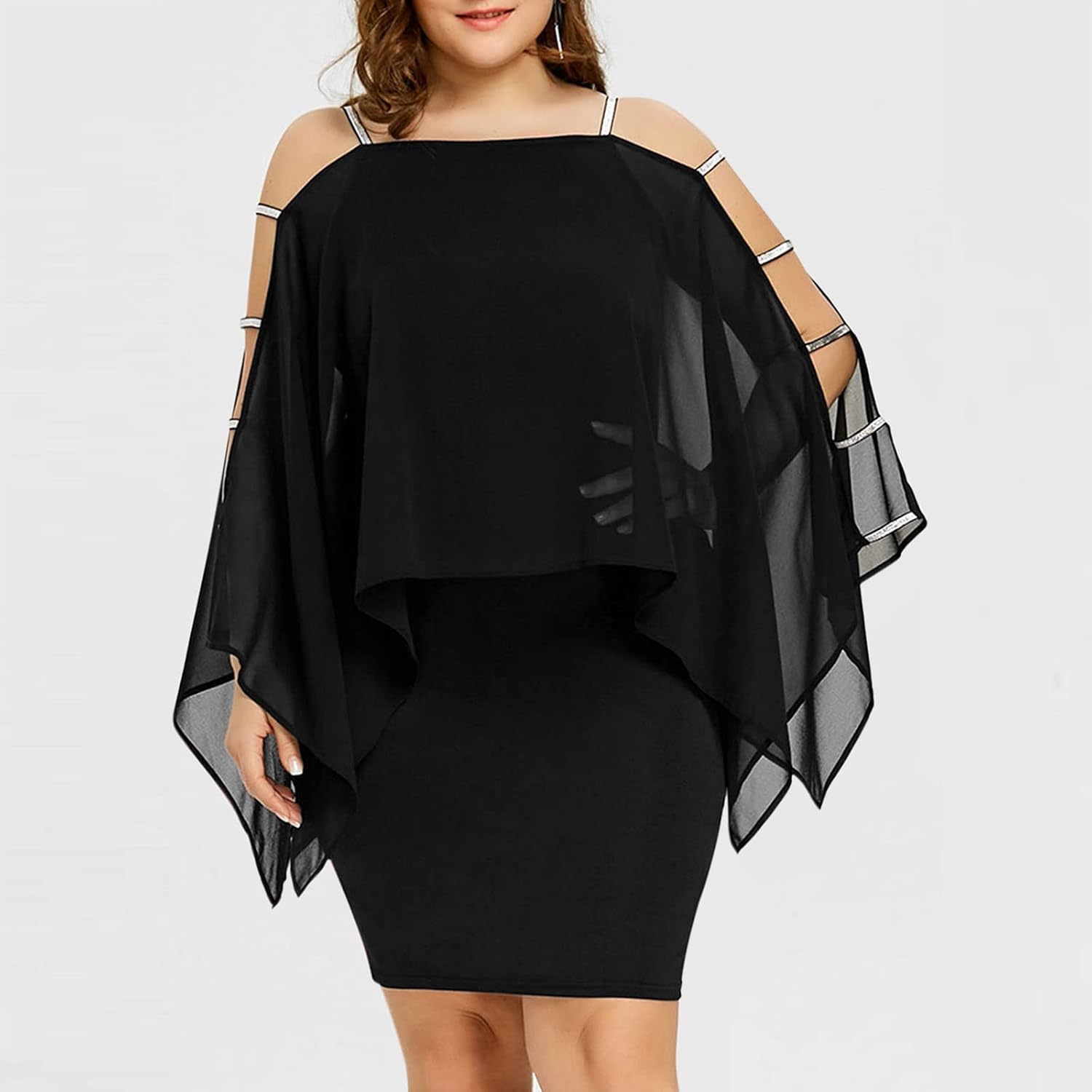 Klänningar för kvinnor kvinnor plus size bröllop gäst spets swingklänning retro halvärm axellös kväll bal midi-klänning maxiklänningar för kvinnor
