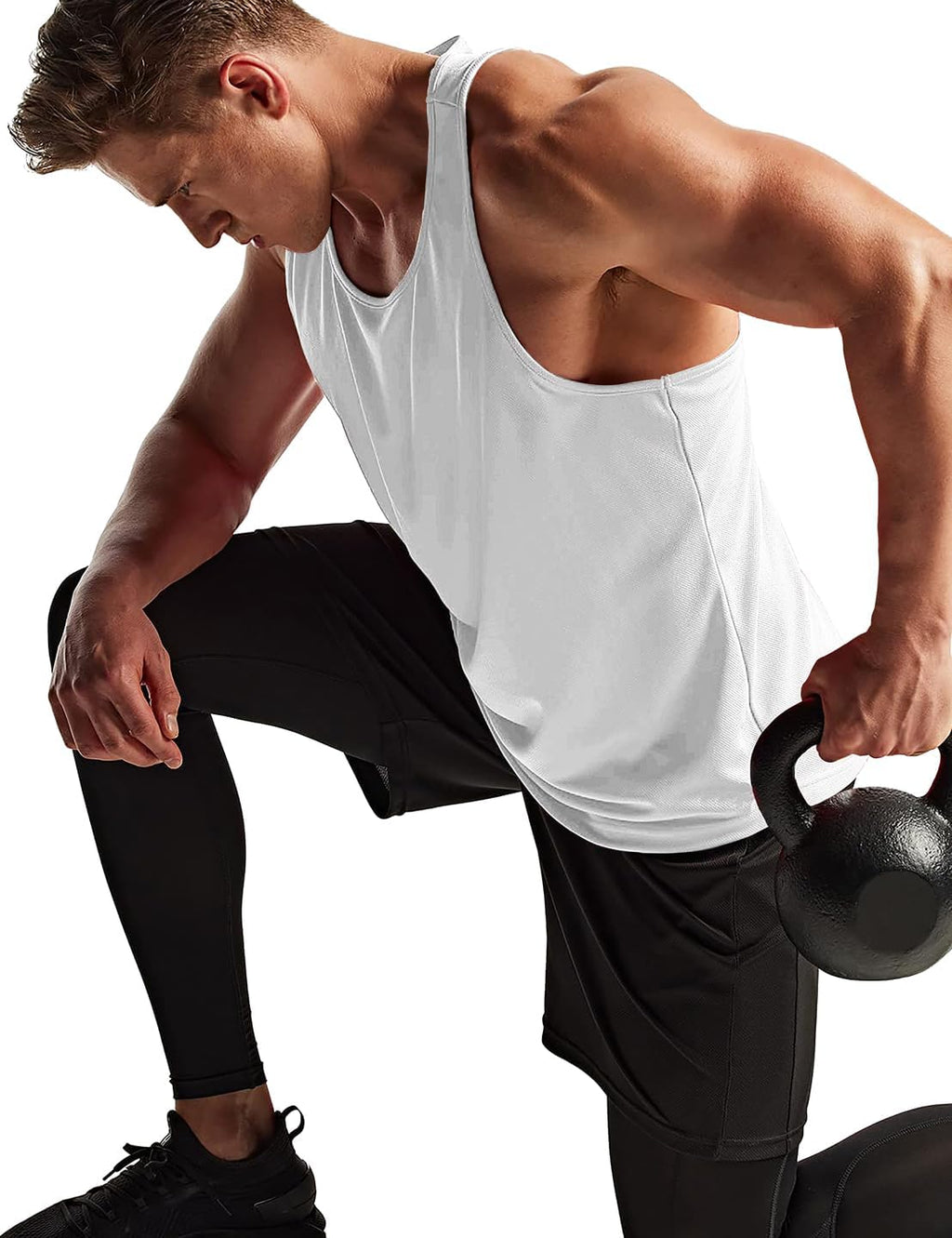 Boyzn 1 eller 3-pack herrlinne, sommar, ärmlösa t-shirts, ventilerande muskelskjortor, armtröjor, gym, träning, linne, sport, undertröja, gym, bodybuilding, ärmlös t-tröja för löpning