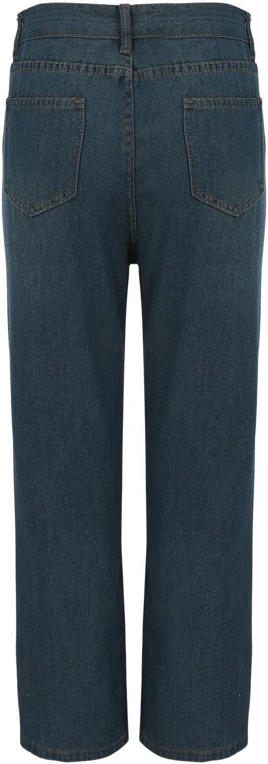 Generiska jeans korta byxor dam slip-jeans dam säckig jeans korta kostymjeans längd 28 tunna kort stretch Y2k lämplig för fritid och hem