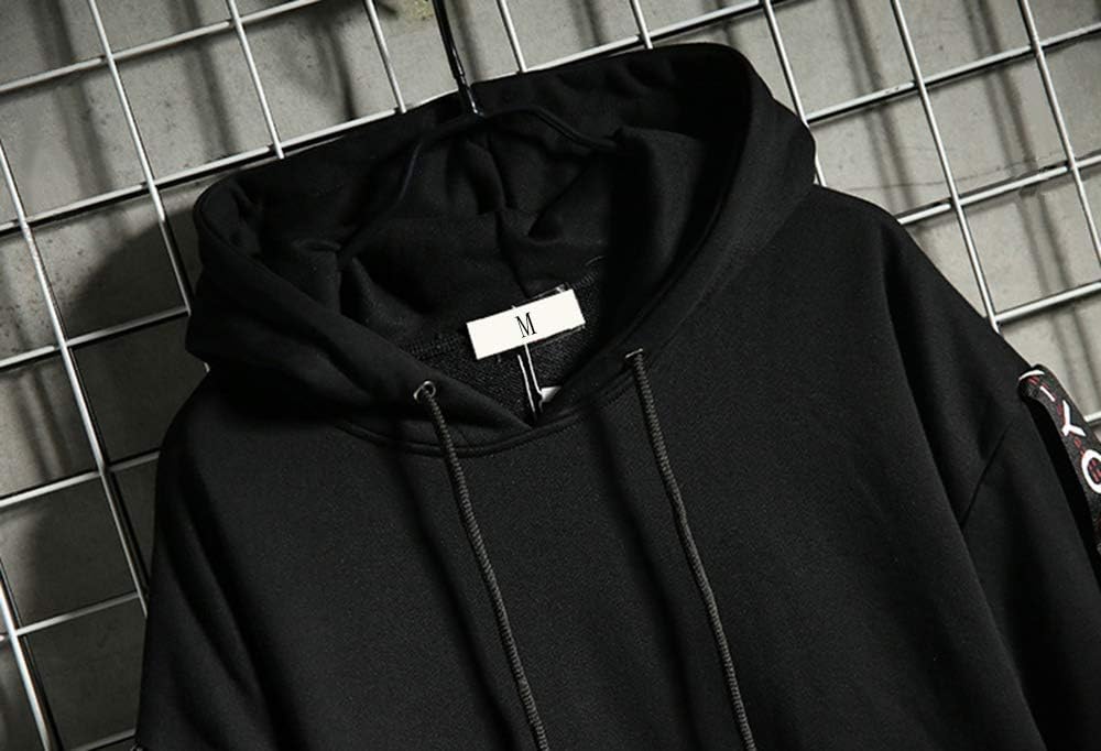 Hello MrLin Techwear streetwear hiphop mode huvtröja japansk Harajuku kläder