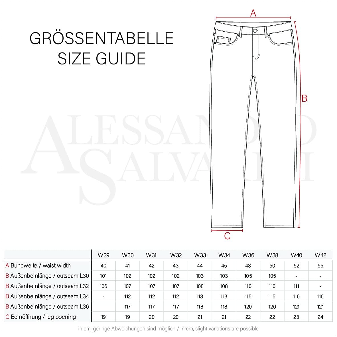 A. Salvarini herr designer jeans byxor blå stonewash tjocka vita dekorativa sömmar AS011