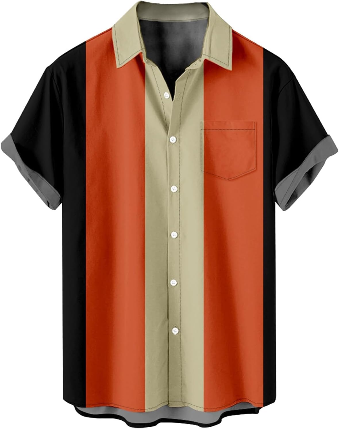 Casual herrskjortor – arbete t-shirts för män kortärmad smart lös passform button-down-skjortor ej strykjärn mjuka lätta och bekväma snabbtorkande sommartoppar för lounge arbete och helg