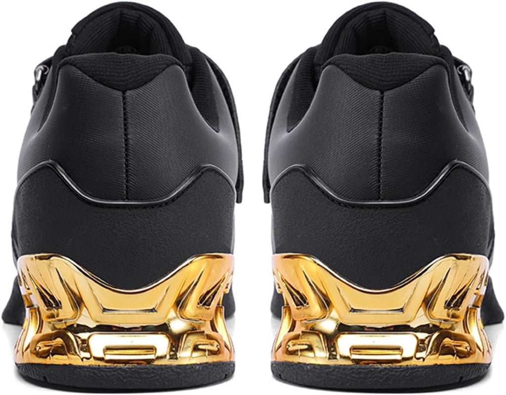 Tyngdlyftningsskor för män, Styrkelyft Bodybuilding Squat Skor Gym Cross Trainers Skor