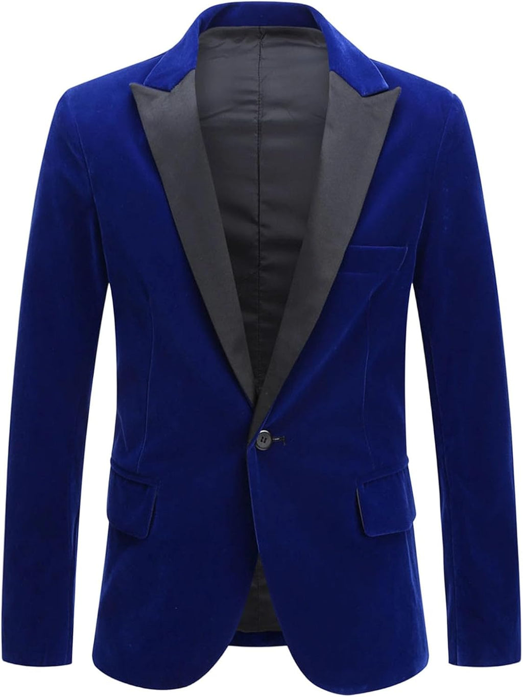 Herr sammetskavaj slim fit med en knapp, kostymkavaj, smoking, bröllop, bal, middag, formell klädsel