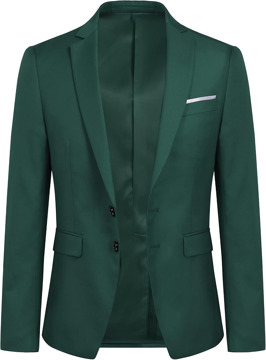 YOUTHUP Herr blazer Slim Fit 2 knappar formell vardaglig kostym jacka bröllop smoking jackor