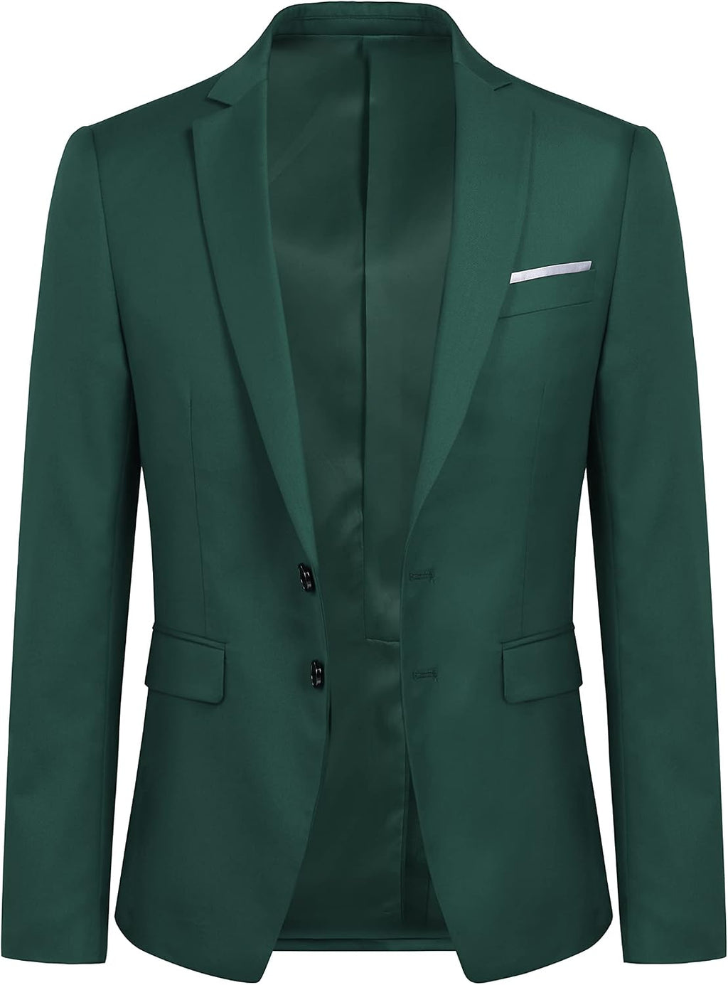 YOUTHUP Herr blazer Slim Fit 2 knappar formell vardaglig kostym jacka bröllop smoking jackor