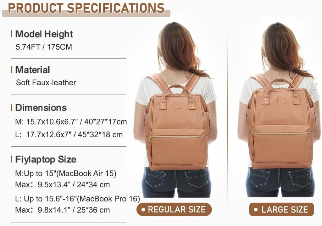 Kah&Kee unisex - vuxen Pu2 ryggsäckar (1-pack)