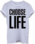 Choose Life unisex T-shirt herr dam 80-talet rolig nörd nörd nörd