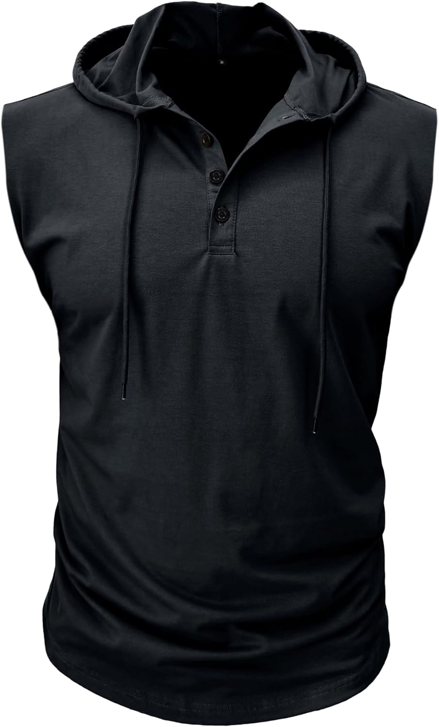 MakingDa Atletisk kortärmad huvtröja för män, moderiktig tränings- och gympullover, huvtröja, knapp, muskelpassform, somrig sweatshirt, lätt, hiphop, löpning, boxning, vandring, sport, tröja