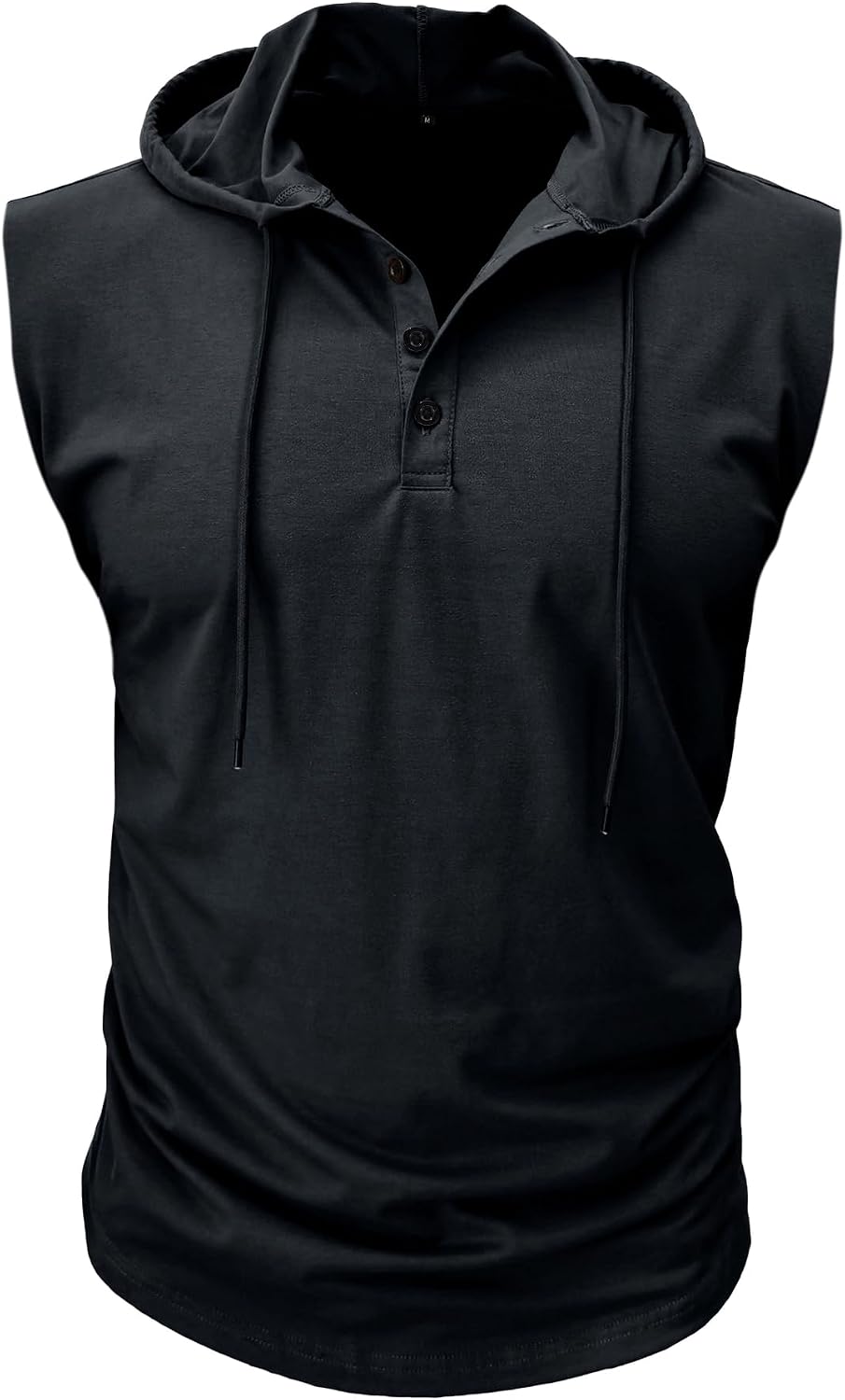 MakingDa Atletisk kortärmad huvtröja för män, moderiktig tränings- och gympullover, huvtröja, knapp, muskelpassform, somrig sweatshirt, lätt, hiphop, löpning, boxning, vandring, sport, tröja