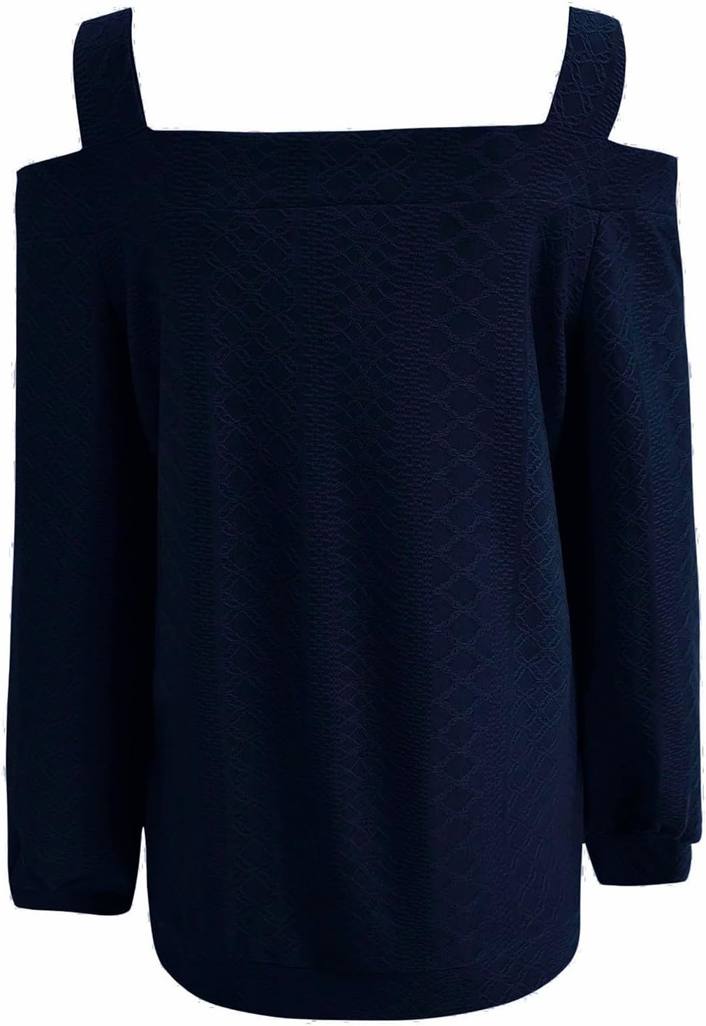 Dam vinter enfärgad lös passform v-ringad ledig långärmad t-shirt topp kvinnor toppar