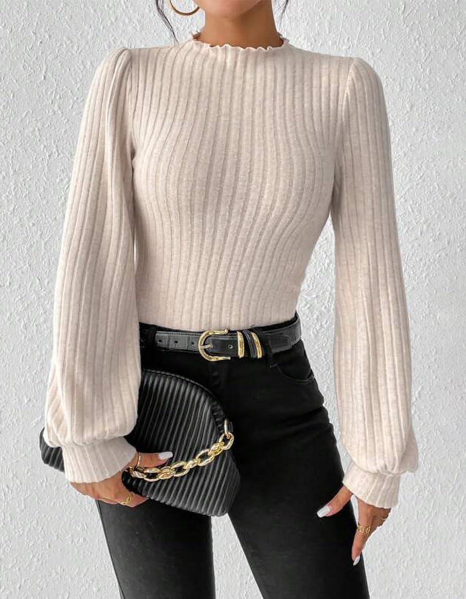Generisk body damer långärmad elegant sexig basic stickad ribbad bodysuit jumpsuit tajt V-ringning polotröja dambody onepiece overall bodycon bodies bodysuit för kvinnor
