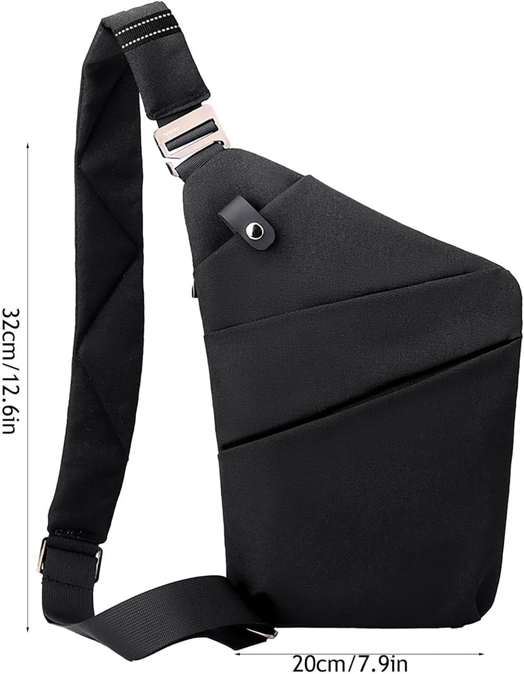 Sling Ryggsäck Herr,Chest Sling Ryggsäck Axel Ryggsäck - Sling Chest Crossbody Bag Bärbar Vattentät Stor kapacitet för camping Daglig användning Resevandring Onlynery