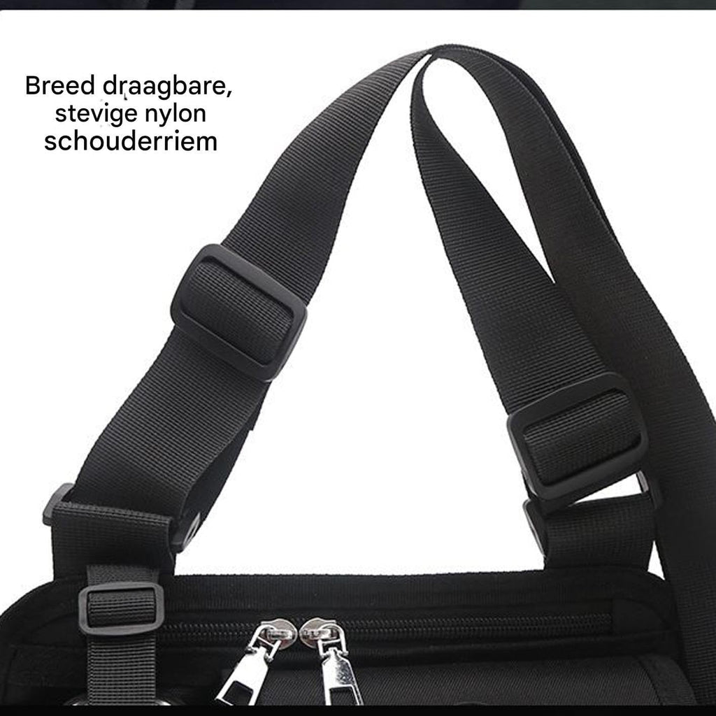 Sling Bag - Polyester Sling Shoulder-ryggsäck | Bandväska med stativ dagligt slitage | Bälte andas med vadderad rygg för arbete eller resor, handsfree-bekvämlighet,