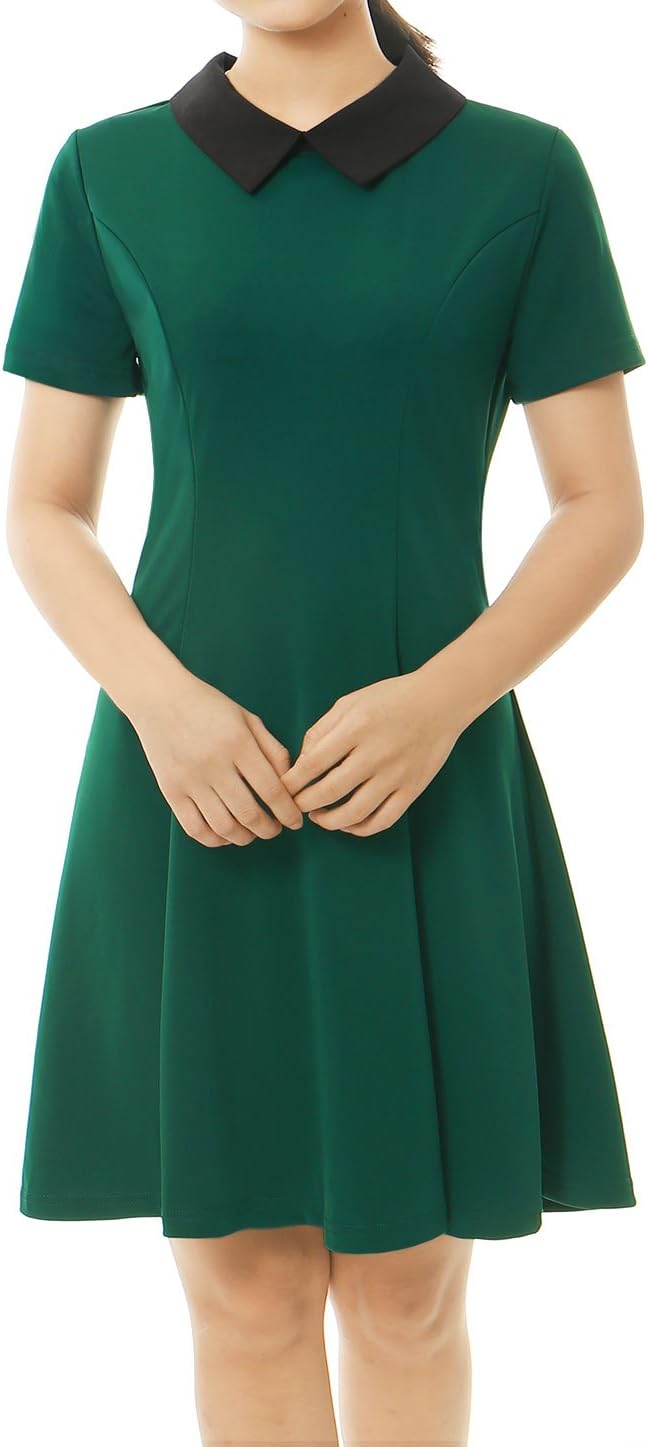 Allegra K dam Vintage Dress A-linje