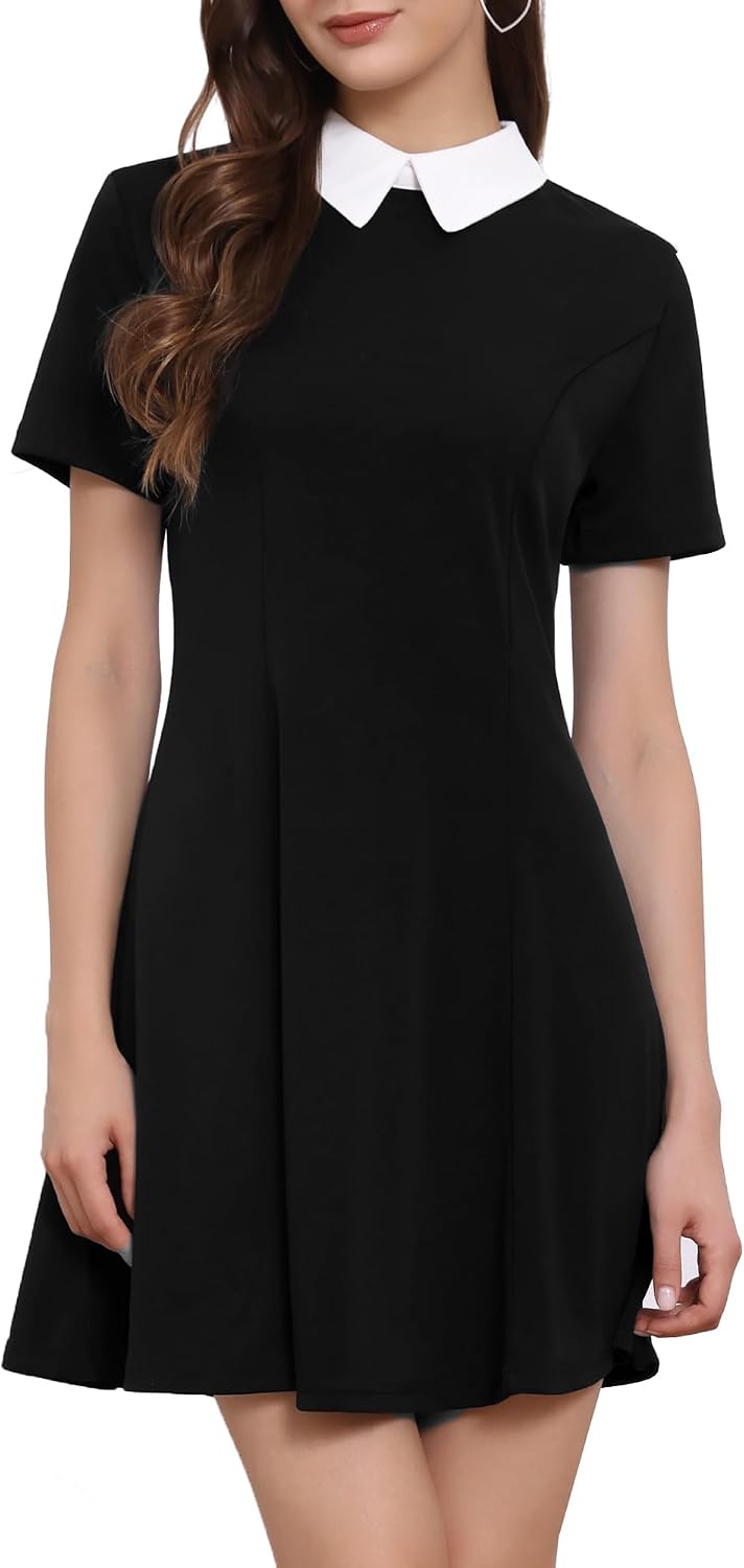 Allegra K dam Vintage Dress A-linje