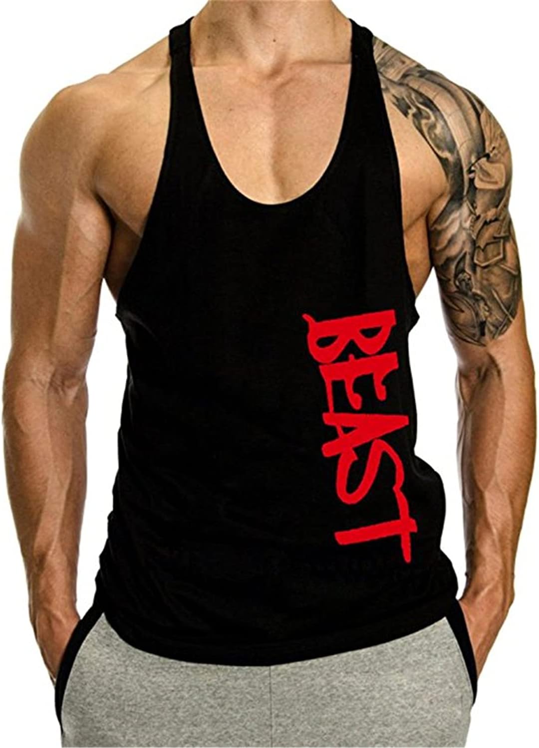Beast bodybuilding linne bodybuilding sport träning t-shirts