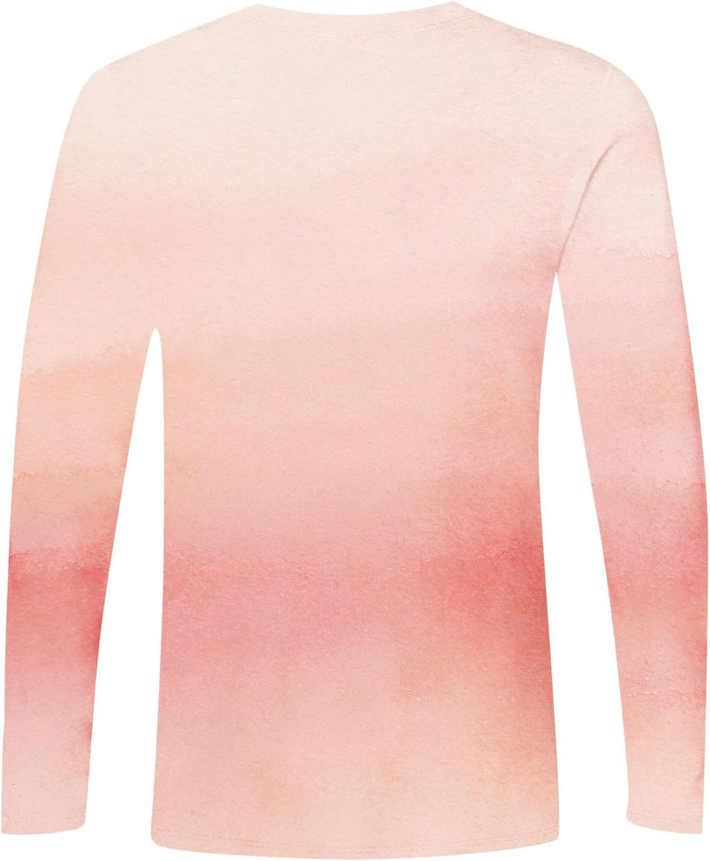 Herr långärmad t-shirt tonad färg rund hals lätt vardaglig pullover topp