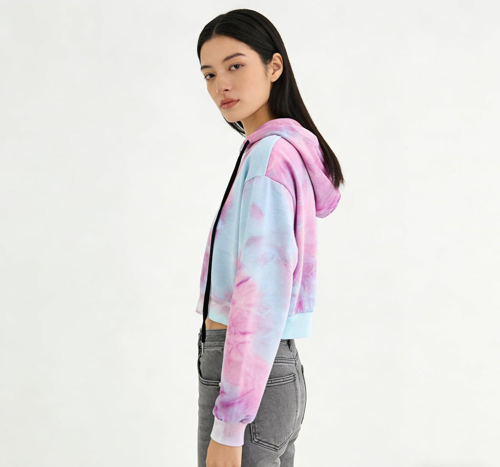 Tröjor för kvinnor, huvtröja, kort, crop top huvtröja