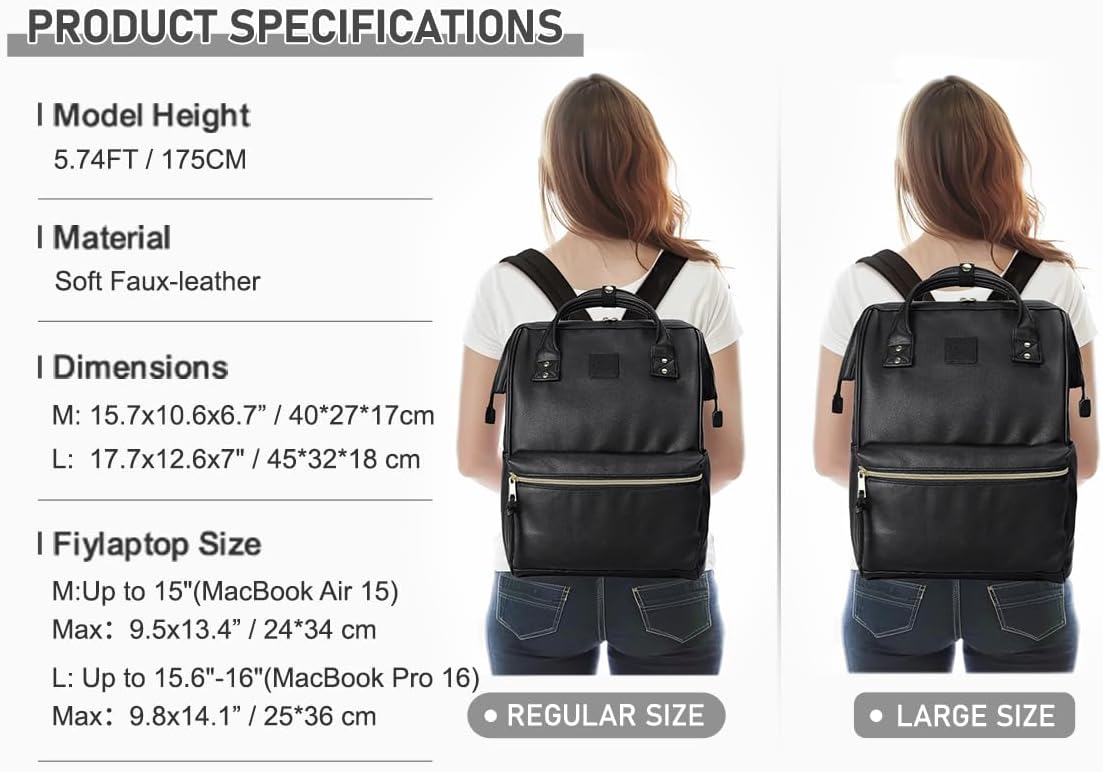 Kah&Kee unisex - vuxen Pu2 ryggsäckar (1-pack)
