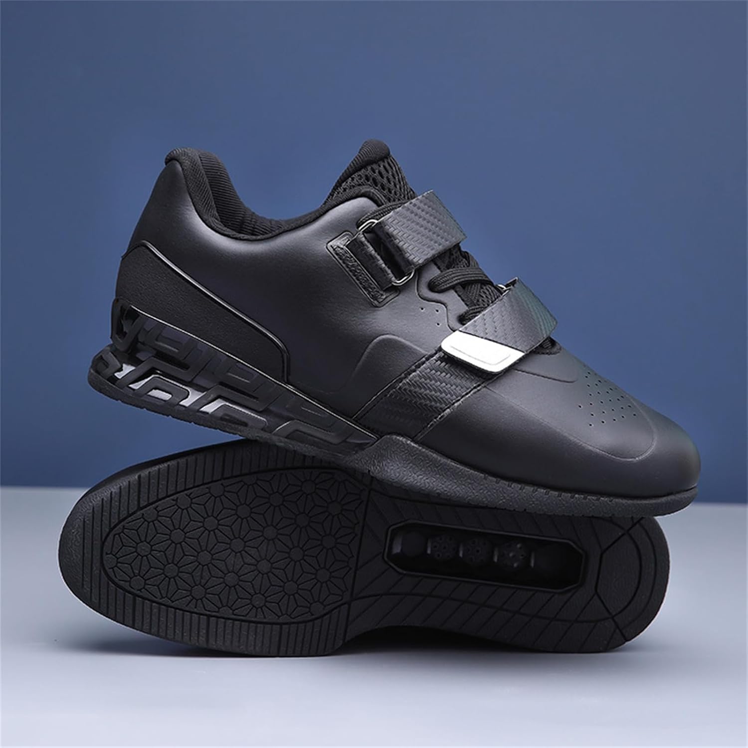 Tyngdlyftningsskor för män, Styrkelyft Bodybuilding Squat Skor Gym Cross Trainers Skor