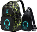 Asge unisex - vuxen Ryggsäck skolryggsäck set (2-pack)
