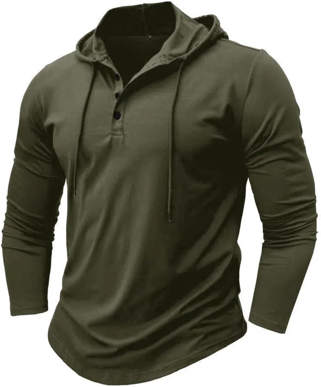MakingDa Atletisk kortärmad huvtröja för män, moderiktig tränings- och gympullover, huvtröja, knapp, muskelpassform, somrig sweatshirt, lätt, hiphop, löpning, boxning, vandring, sport, tröja