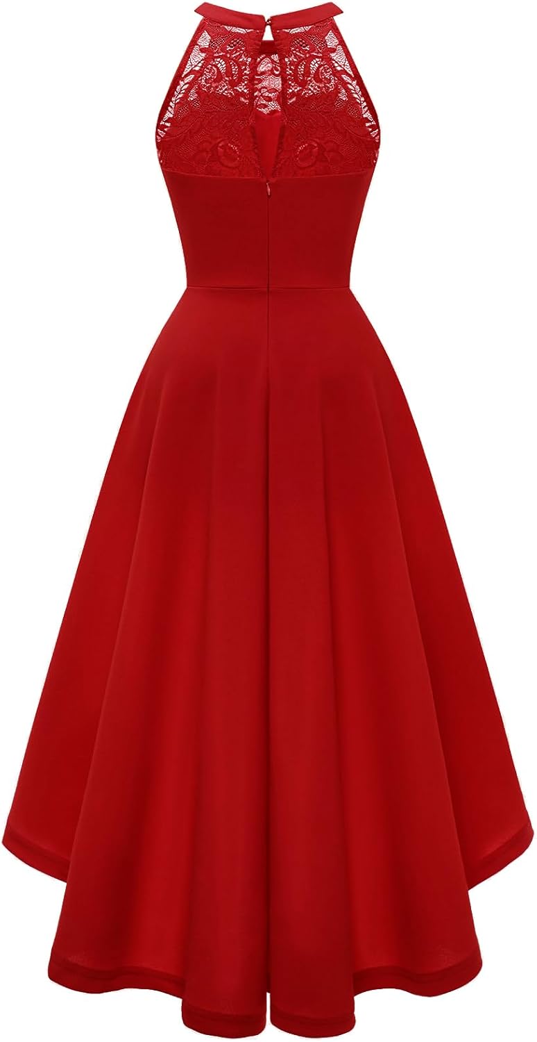 Bbonlinedress Aftonklänning, elegant för bröllopsgäst, festlig klänning, halterneck, konfirmationsklänning, brudtärneklänning, cocktailklänning, festklänning