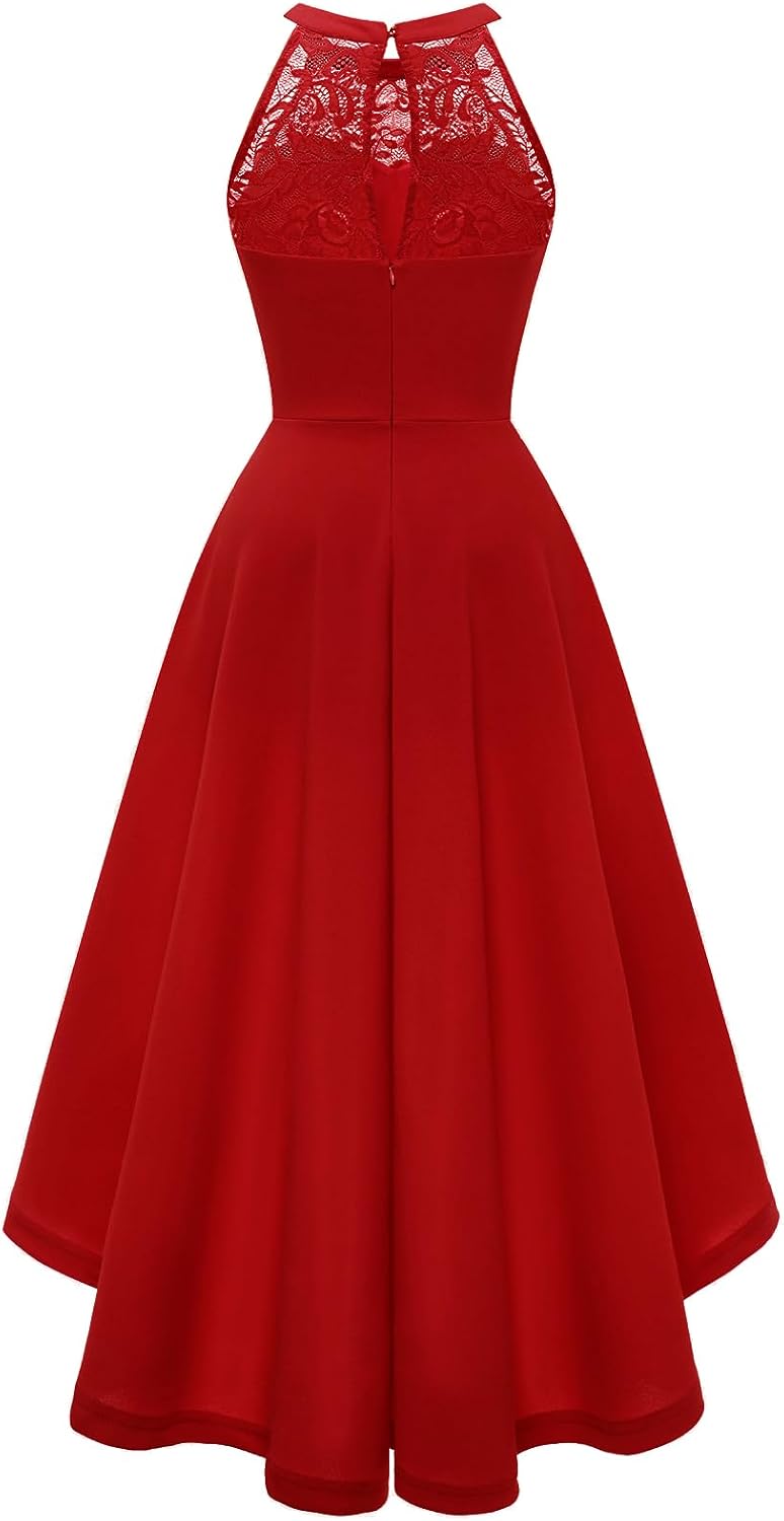 Bbonlinedress Aftonklänning, elegant för bröllopsgäst, festlig klänning, halterneck, konfirmationsklänning, brudtärneklänning, cocktailklänning, festklänning