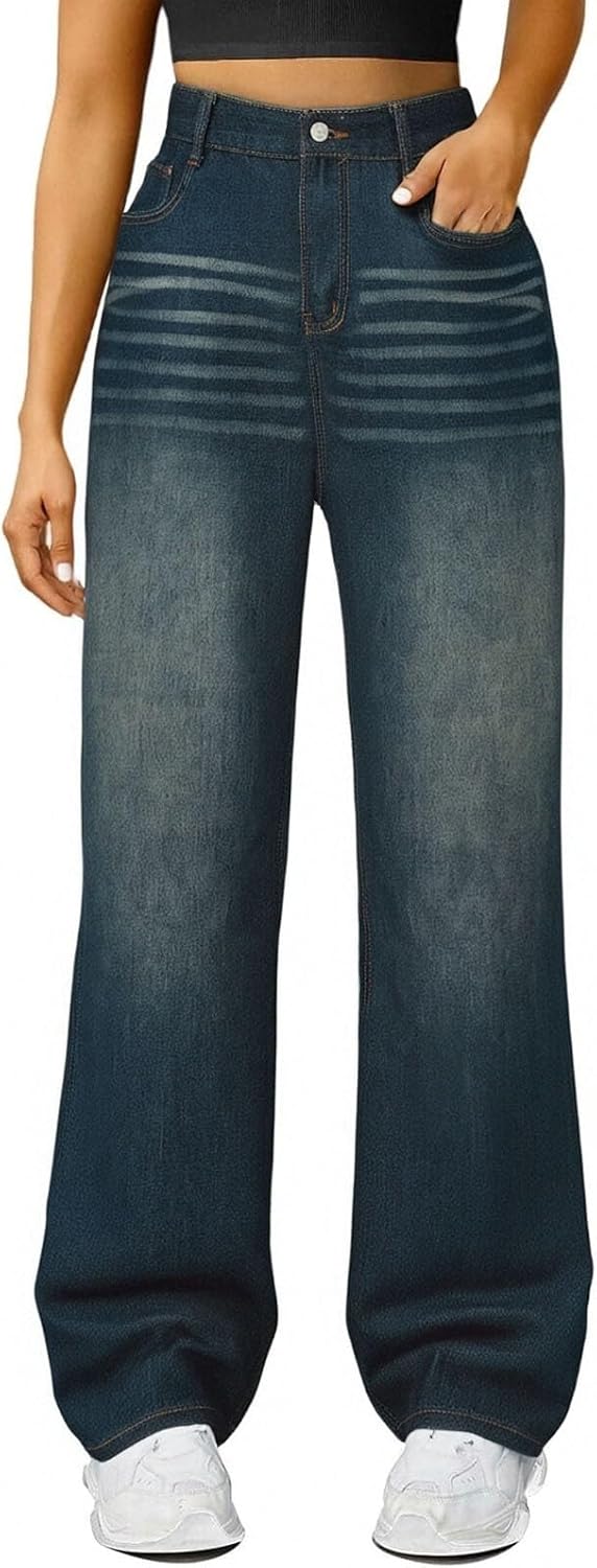 Generiska jeans korta byxor dam slip-jeans dam säckig jeans korta kostymjeans längd 28 tunna kort stretch Y2k lämplig för fritid och hem