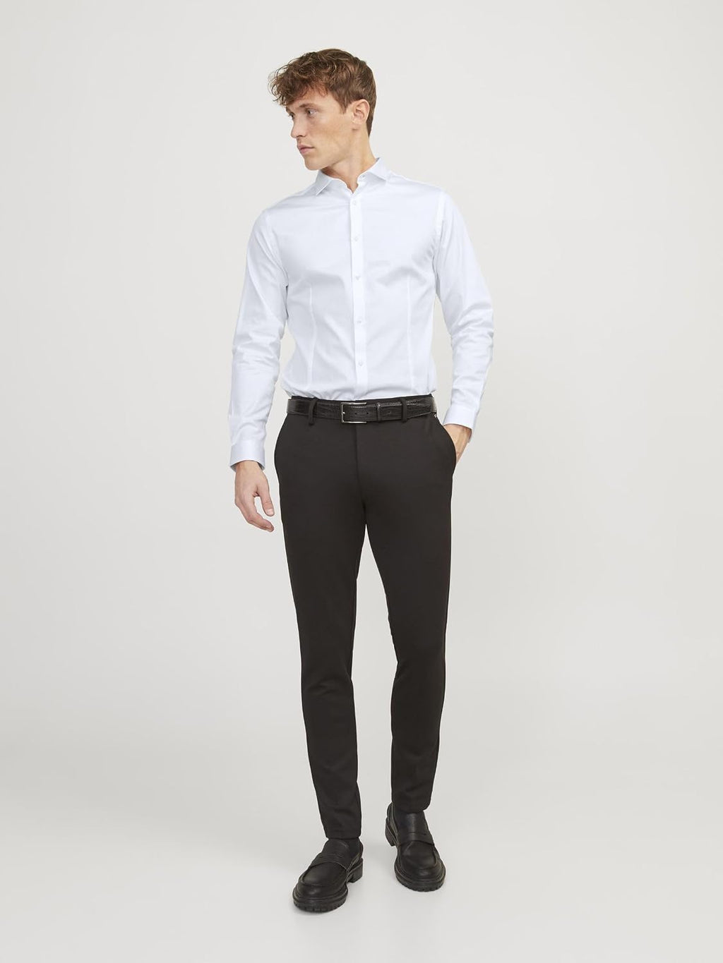 JACK & JONES herr Jjprparma skjorta L/S Noos JJPRPARMA SHIRT L/S NOOS (1-pack)
