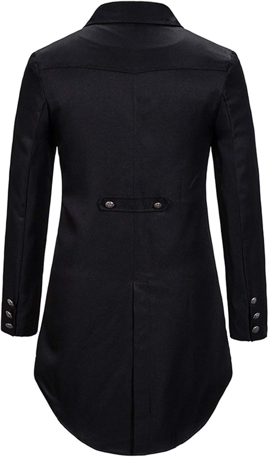 Män lappverk smoking jacka gotisk svanskappa män steampunk vintage svanskappa renässans eleganta kavajslag krage klänning smoking enkelknäppta jackor ytterkläder halloween scendräkt
