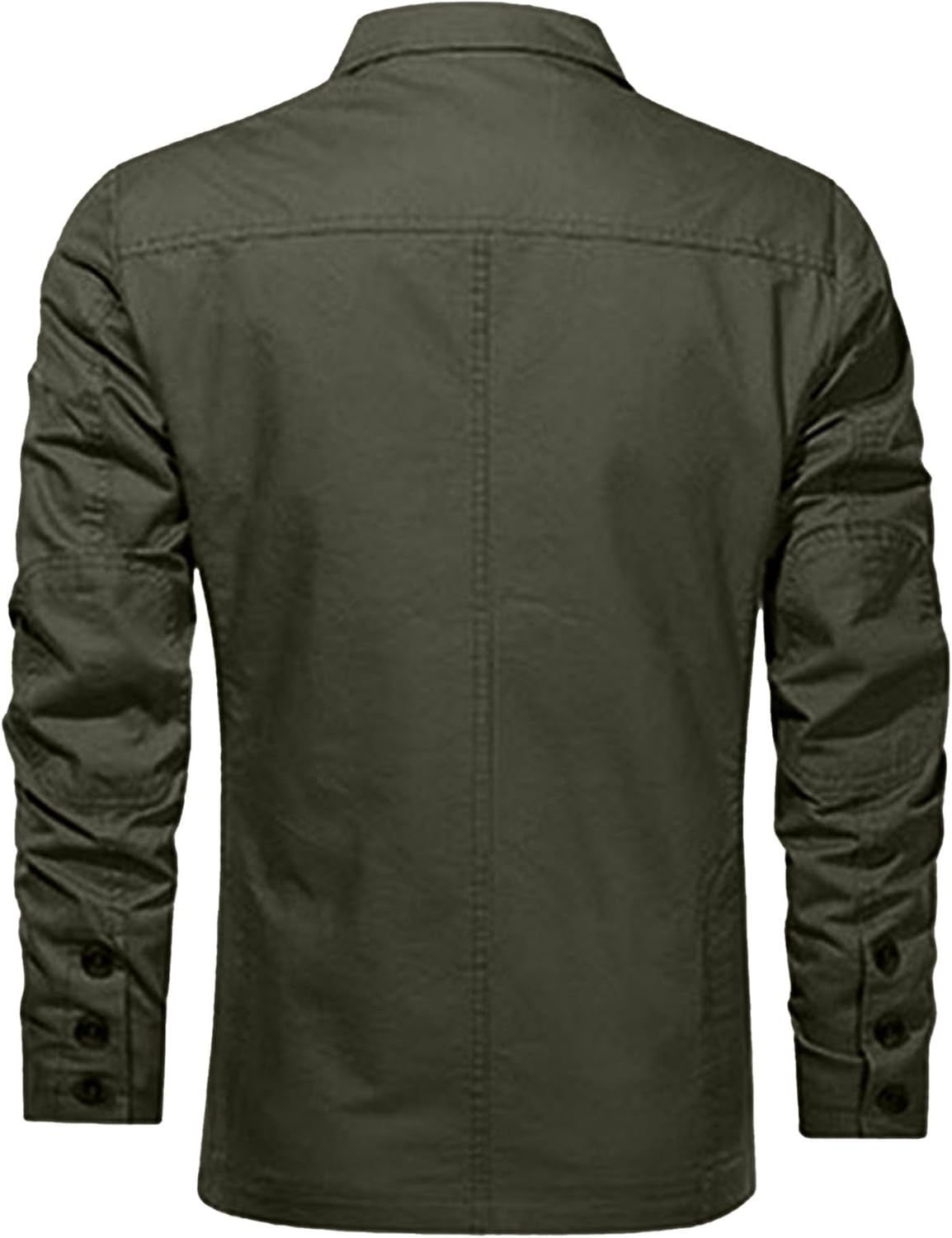 Randig randig twill kostym jacka bomull tre knappar sportrock vardaglig arbetskläder blazer för män