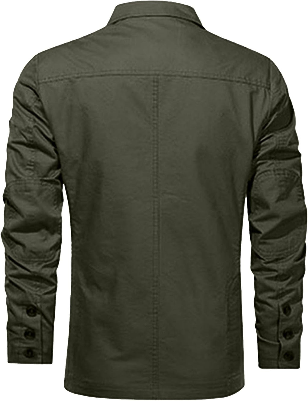 Randig randig twill kostym jacka bomull tre knappar sportrock vardaglig arbetskläder blazer för män