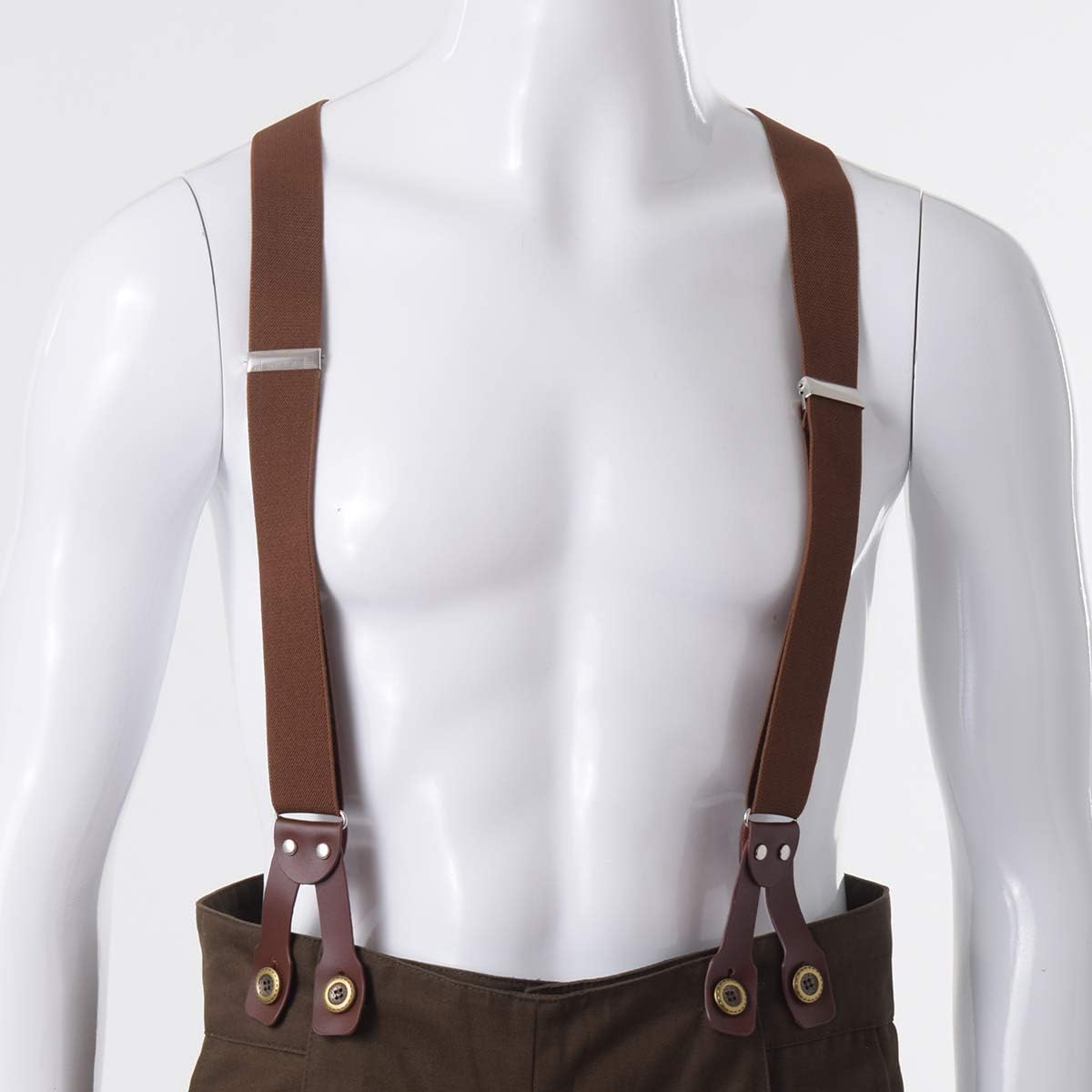 BPURB Viktorianska byxor för män cosplay kostym steampunk gotiska byxor byxor