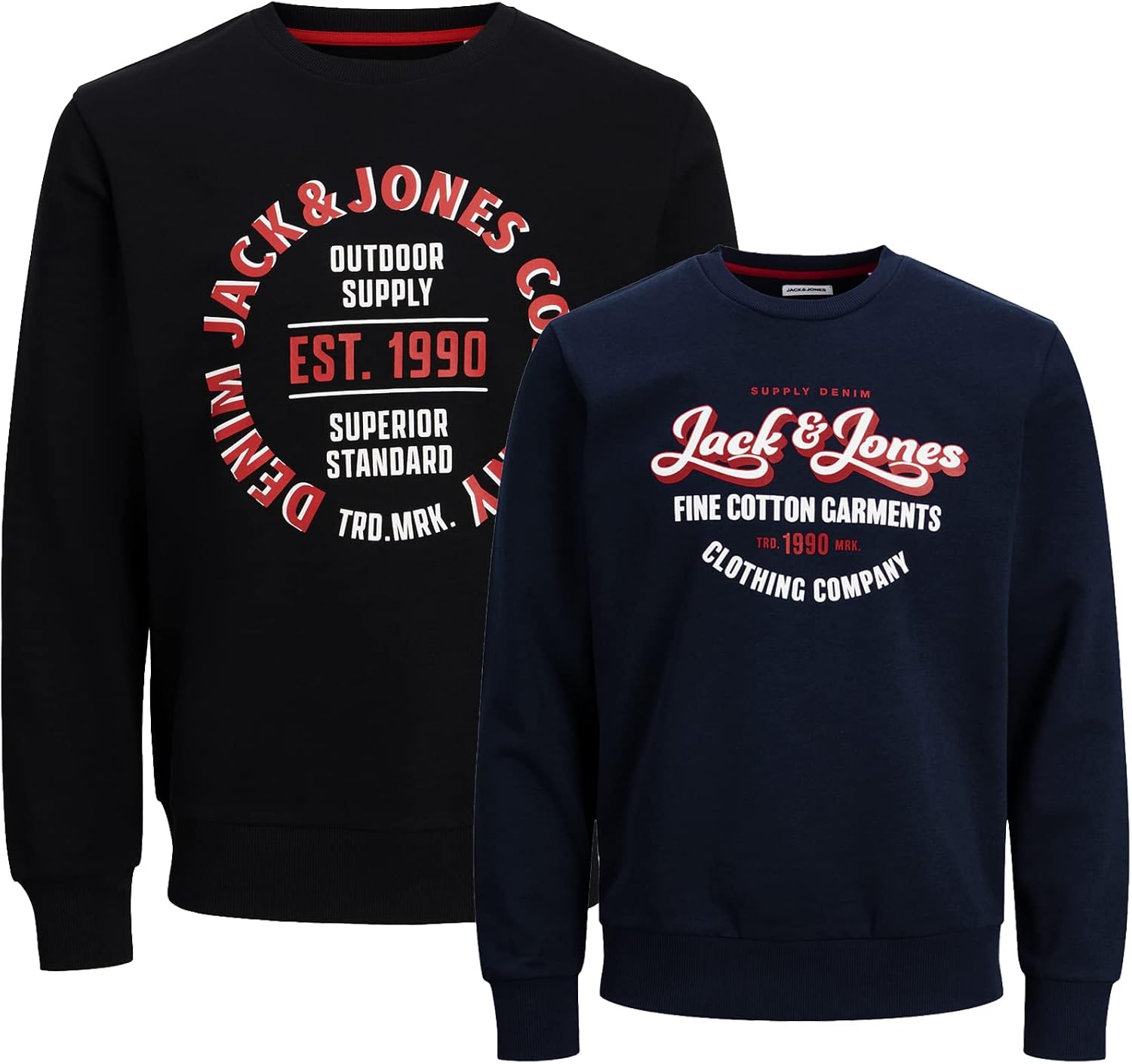 Herr JACK & JONES Tunn Turtleneck Stickad tröja Klassisk Rundhals Sweater Långärmad Grundläggande JJEEMIL