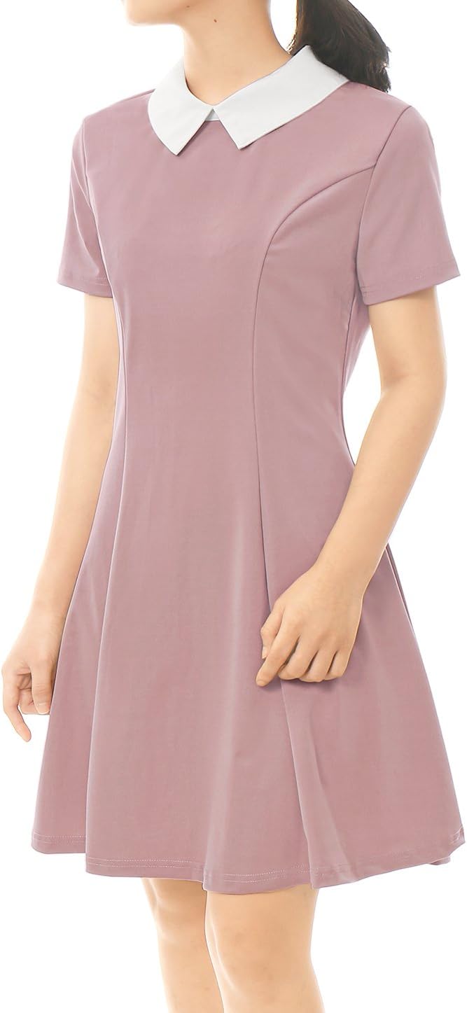 Allegra K dam Vintage Dress A-linje