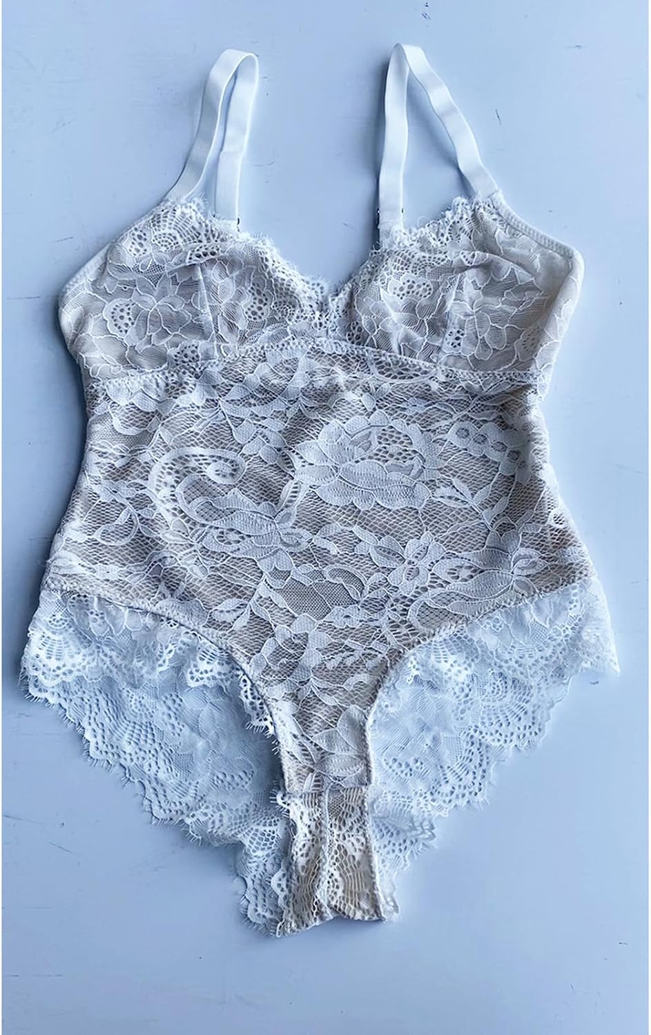 Onewus dam plus size bodysuit med höftlyft