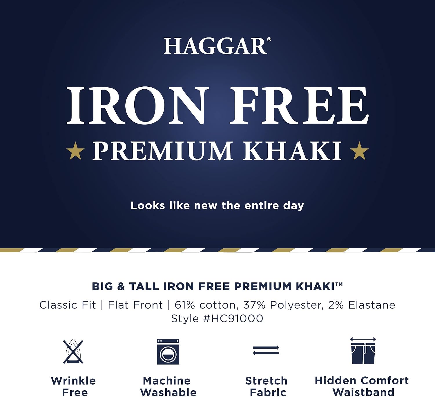 Haggar Vardagsbyxor för män