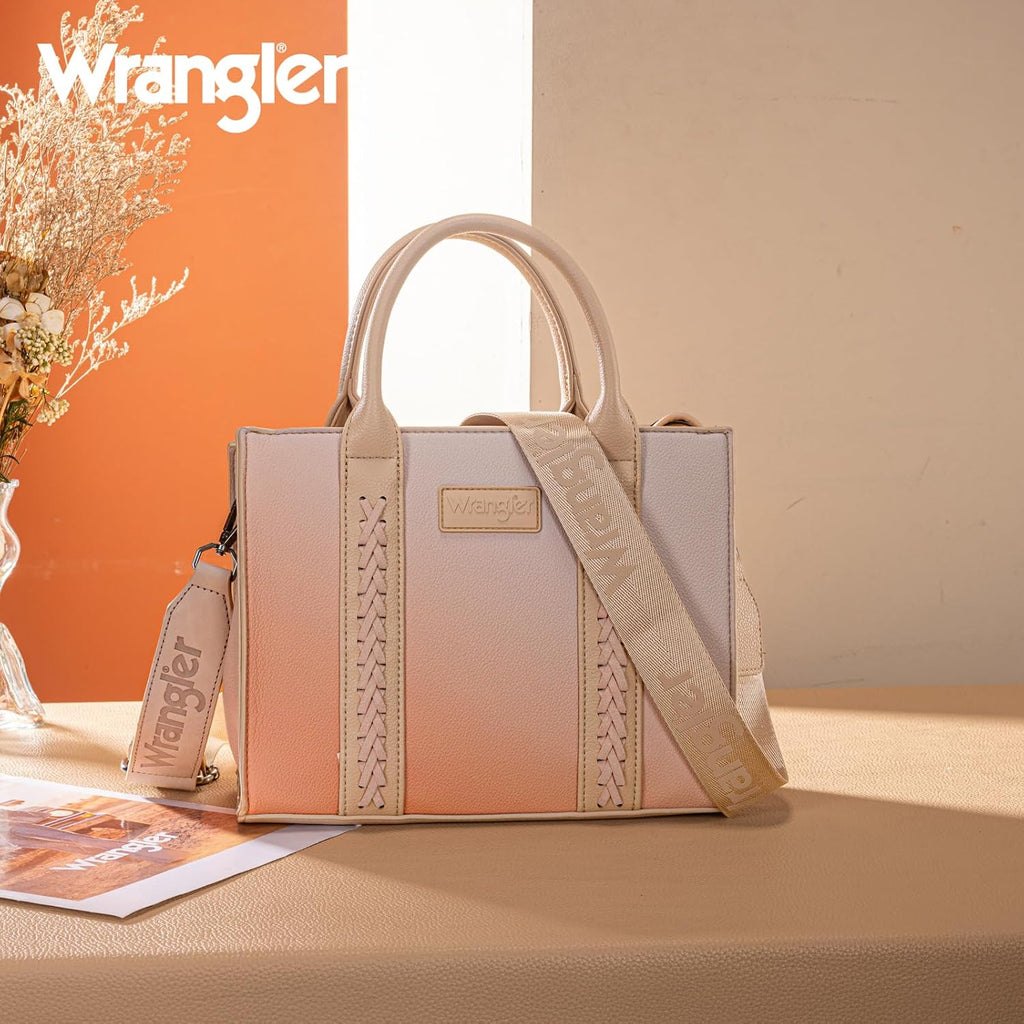Montana West Wrangler Tote Bag for Women Zipper Shoulder Handbag toteväskor