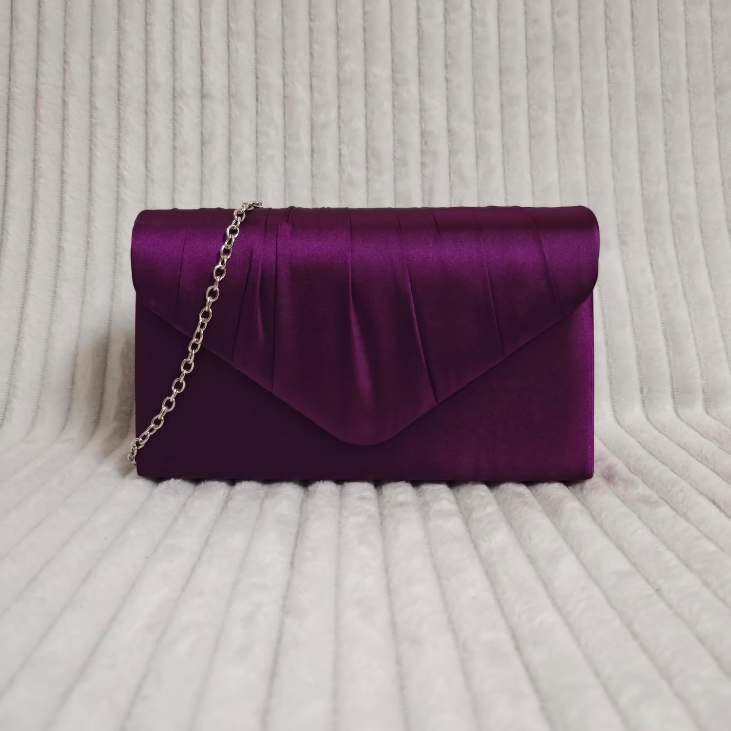 fi9® DAMER SATIN PARTY BORD BRIDAL EVENING CLUTCH HANDVÄSKA Handväska