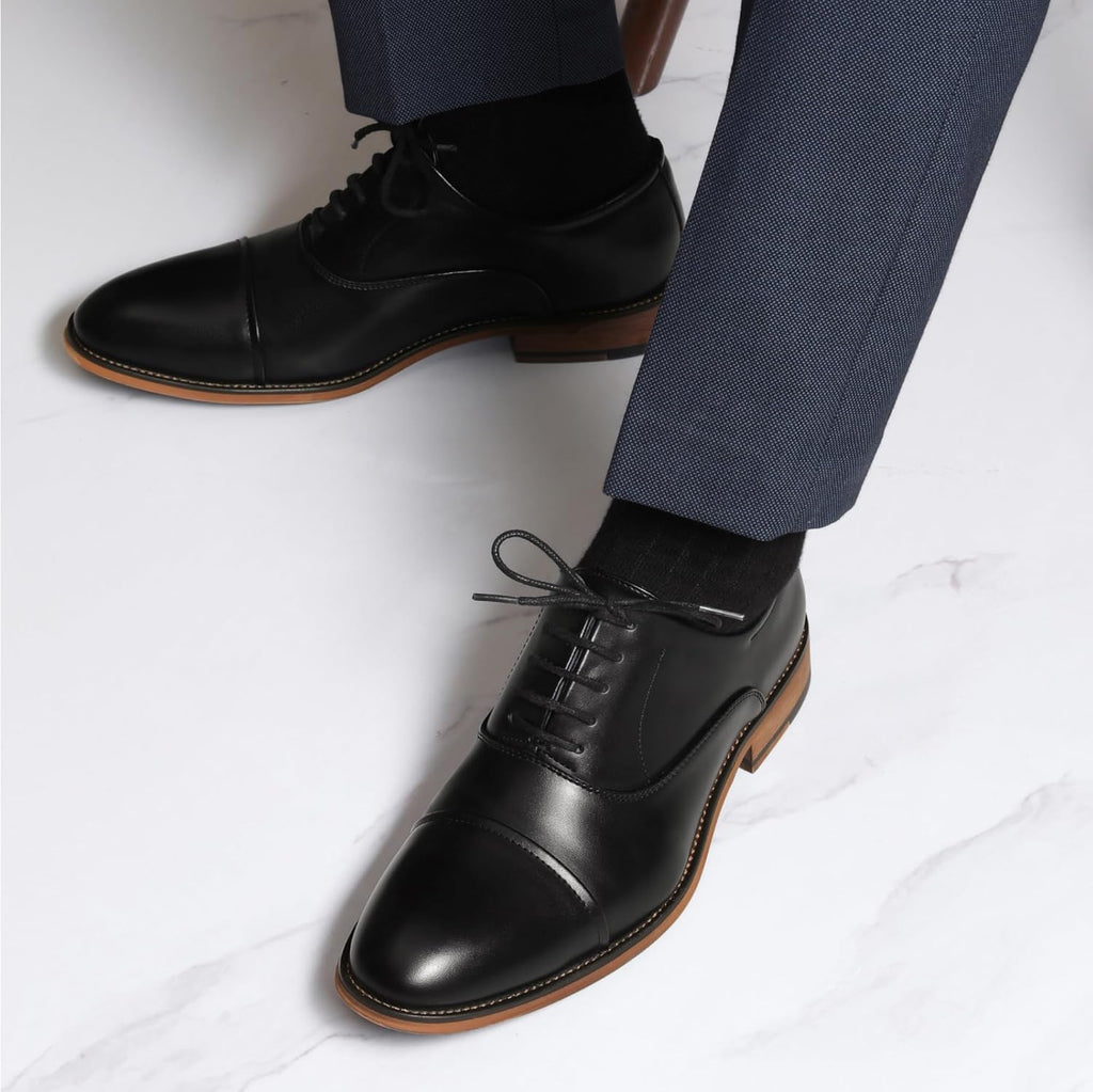 Bruno Marc Klassiska Oxfords formella finskor för män Brogues Derbys Louis