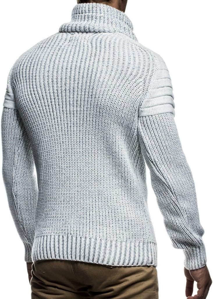 Leif Nelson Pullover stickad tröja för män LN-5235