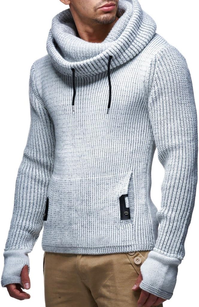 Leif Nelson Stickad tröja för män LN-5060