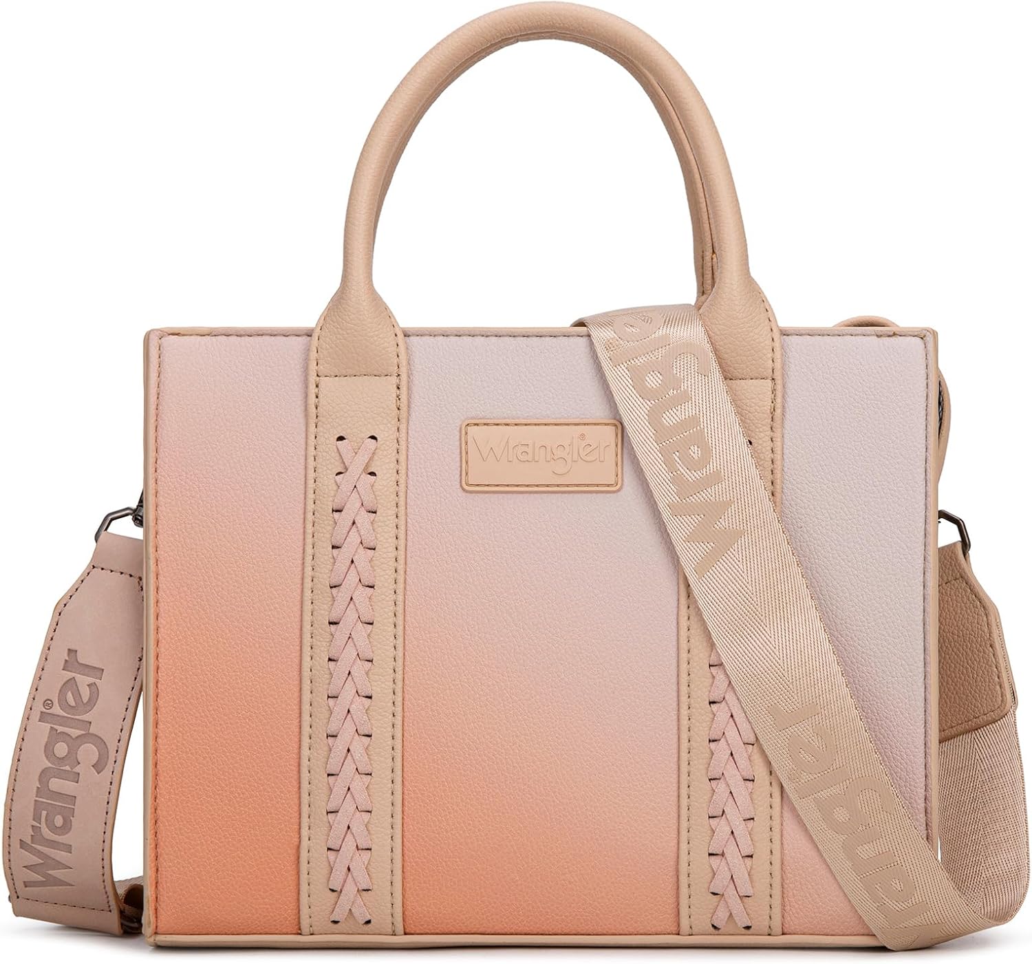 Montana West Wrangler Tote Bag for Women Zipper Shoulder Handbag toteväskor