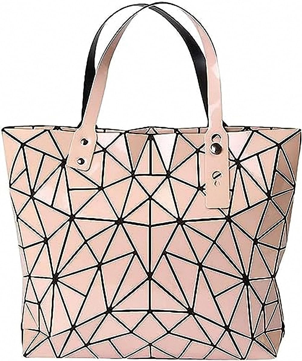 Geometriska lysande gitter handväska kedja crossbody påse tygväskor handväskor holografiska handväskor för kvinnor femmes