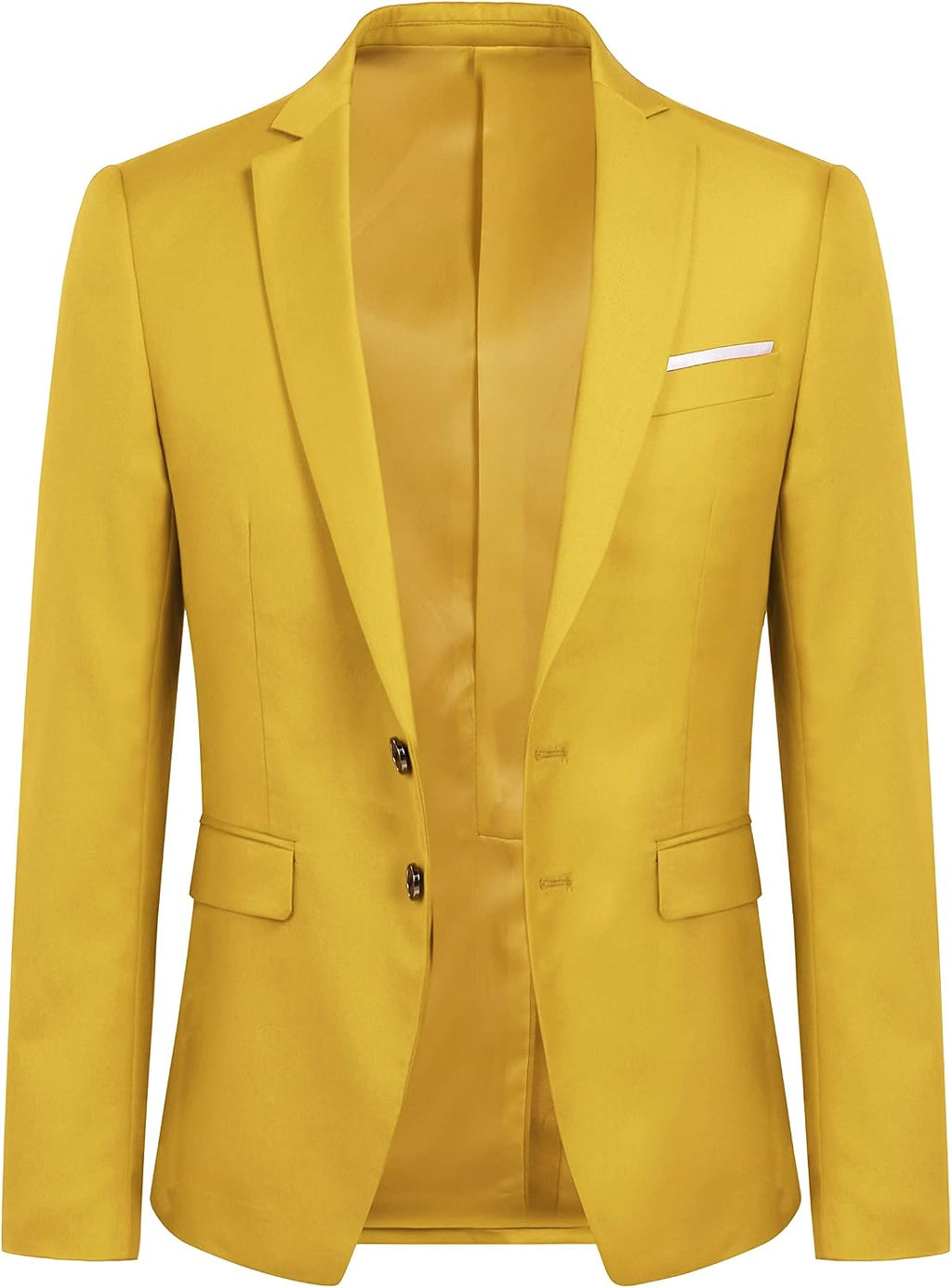 YOUTHUP Herr blazer Slim Fit 2 knappar formell vardaglig kostym jacka bröllop smoking jackor