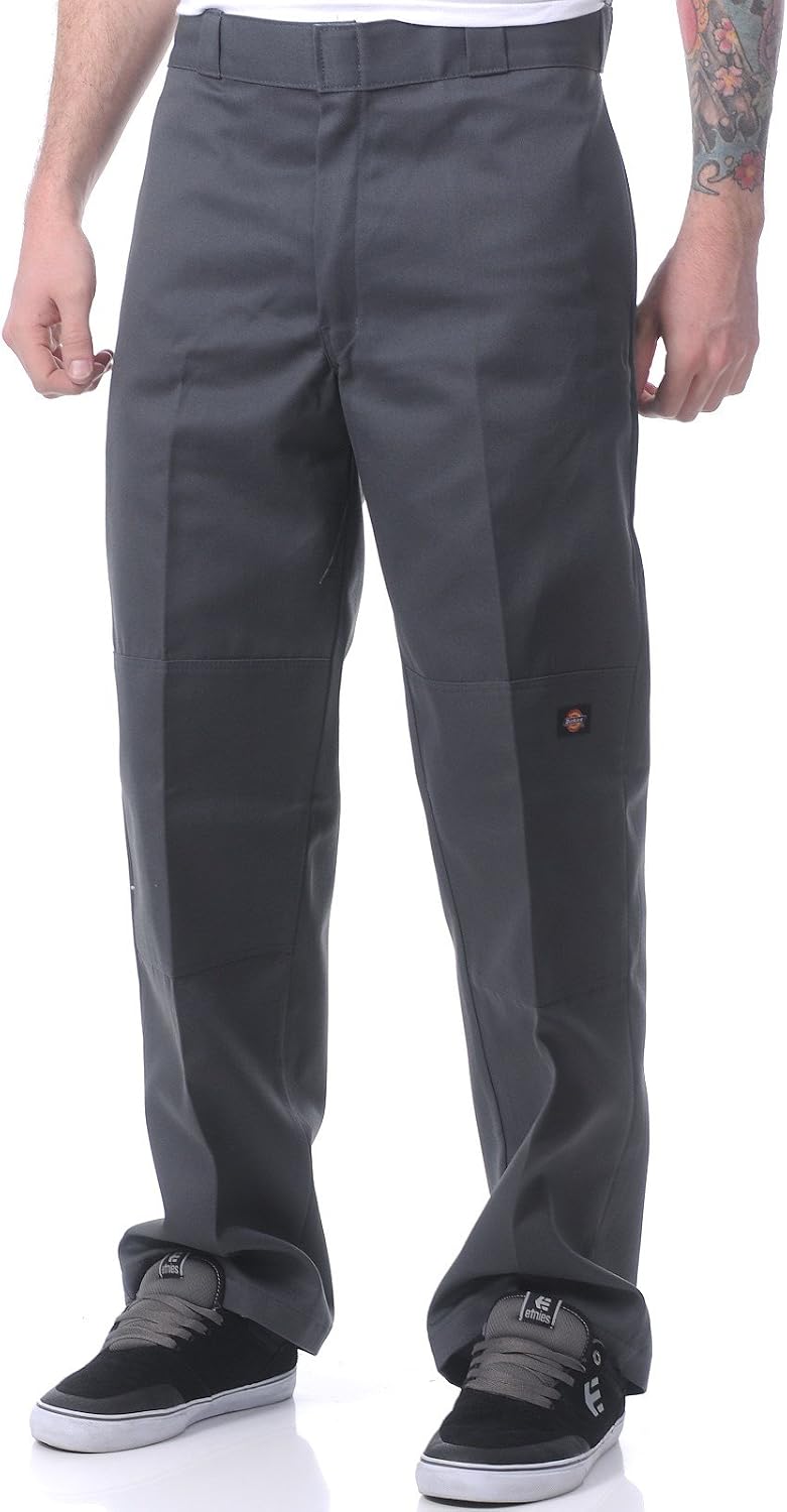 Dickies Double Knee-arbetsbyxor för män, lös passform, stora-långa